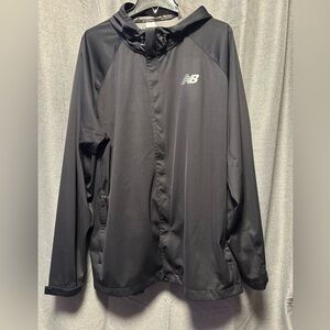 New Balance Men's Black Windbreaker